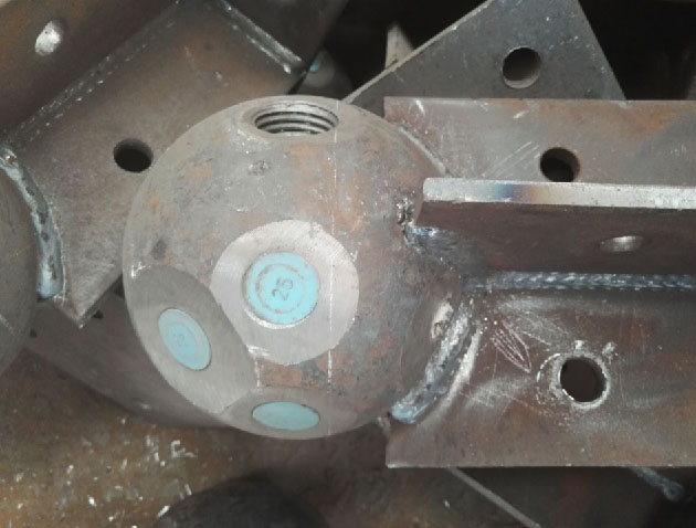 兰溪螺栓球球塞，网架配件